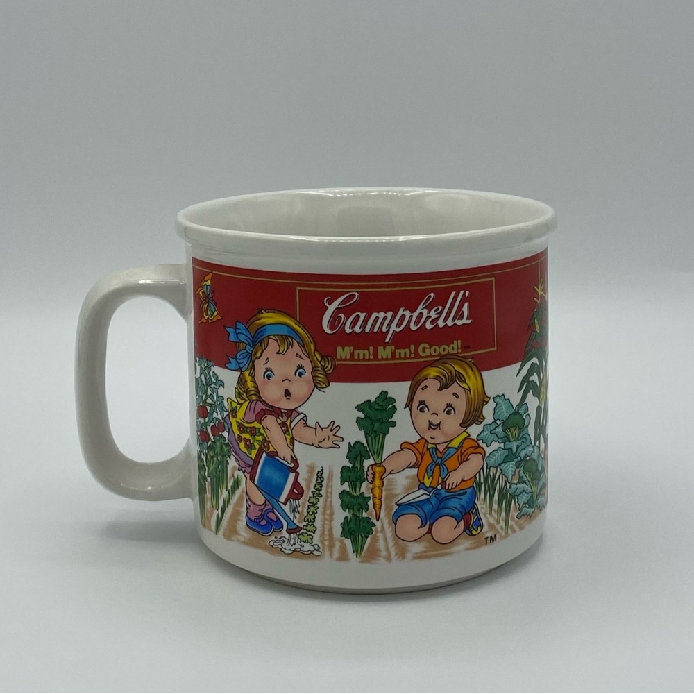 Campbell Soup Vegetable Garden Mug Cup By Westwood 1993 Campbell’s Kids New